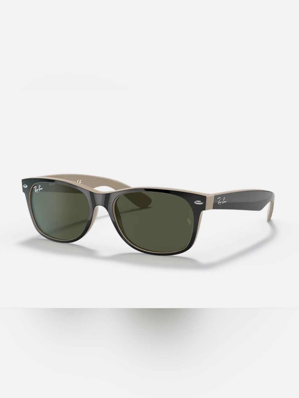 Ray-Ban Black And Ivory New Wayfarer Sunglasses